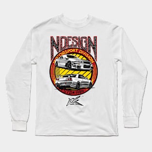 nissan skyline gtr white Long Sleeve T-Shirt